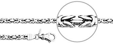 Der Kettenmacher KO5-23S Herren Armband Sterling-Silber 925 Silber 23 cm
