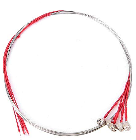 Bnineteenteam 5 STÜCKE Violin Strings,Violine E Saiten Geige String Ersatz Stahlsaiten für 3/4 und 4/4 Größe Violinen