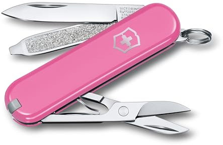 Victorinox, Classic SD, Swiss Army Pocket Knife, Small, Multi Tool, Camping, 7 Functions, Blade, small, Nail file, Screwdriver 2.5 mm