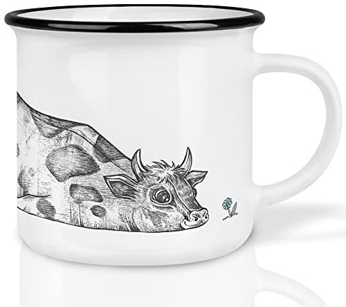 Ligarti® Keramiktasse [Design by H. Ligeti] Design Mug & handveredelter Becher I Spülmaschinengeeignete Tasse, Kaffeetasse, Teetasse, Cup
