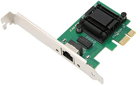 2,5-Gbit/s-PCIe-Netzwerkadapter, RJ45 2500/1000/100/10 Mbit/s Gigabit-PCIe-Netzwerkadapter, RJ45-LAN-Controller-Karte mit Halterung für Desktop-PC