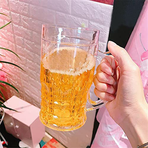 Murman Tasses À Bière Créative - Tasse De Bière Double Couche - Funny Fausse Chope À Bière pour Décor De La Fête Et La Maison
