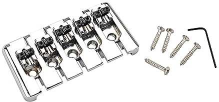 BESTonZON Metall Saitenhalter Für Gitarre Sattel Aus Metall Feste Saitenhalter Für Steg Ersatz Für Alte Ersatzteile Für Gitarrensteg Installieren Bedienen