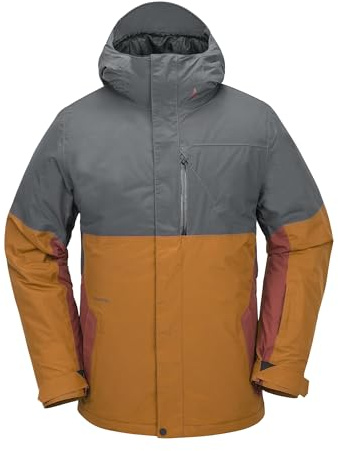 Volcom Men's L Gore-Tex relaxed Fit Snowboard Jacket, Caramel, Medium