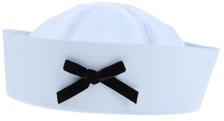 VALICLUD Sailor Hat Damen Mit Schleife Niedlicher Matrosenhut Für Cosplay Und Kostüme Einstellbare Blaues Accessoire Für Partys Und Karneval