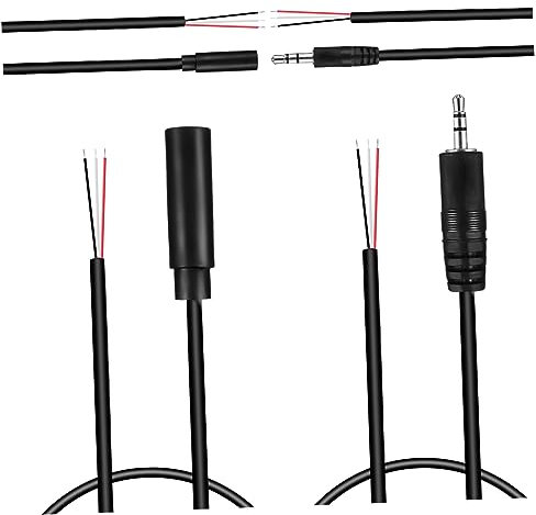 Vaguelly 4pezzi Cavo Audio Prolunga Maschio Femmina Cavo Per Altoparlante Microfono Connettore Audio Lungo Speaker Versatile