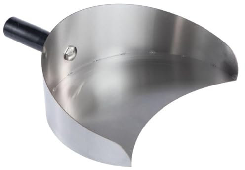 Sartén de mano para asador – Recogedor de carne de acero inoxidable | Sartén para kebab resistente al calor | Plato de carne ligero y resistente, sartén profesional DonerKebab para Shawarma