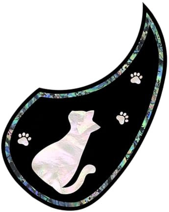 CGACCSD Pickguard für Gitarre, Akustikpickguard | Kratzeraufkleber für String -Instrument - Tränenresistente Pickguard kratzfeste Aufkleber für akustische Gitarrenschutz
