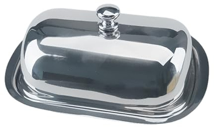 Récipient à beurre en acier inoxydable pour table de petit déjeuner, plateau de service à pain, décoration de cuisine, accessoires de réfrigérateur, ustensiles de cuisine