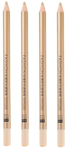 Crayon Correcteur de Taches de Rousseur 4 Pièces en Bois Blanc