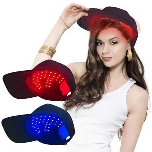 Bonnet de croissance des cheveux LED avec lumière infrarouge, 460 nm, 660 nm et 850 nm,4 Modes, 168 LED,appareil de soins capillaires rechargeable pour homme et femme, croissance des cheveux
