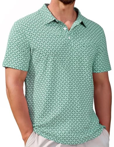 CTU Pikétröja för män, poloskjorta, tryckt pikétröja, polo t-shirt, herrar, funktionsskjorta, golfskjortor, sommar, basic t-shirt, Mörkgrön, L