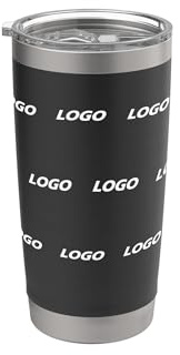 LOGO Doppelwandiger Edelstahl-Thermobecher