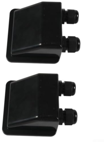 NINMORTH Passacavi impermeabile IP68 per pannelli solari per robusta scatola in ABS per tetto, camper, roulotte, yacht, 2 pezzi