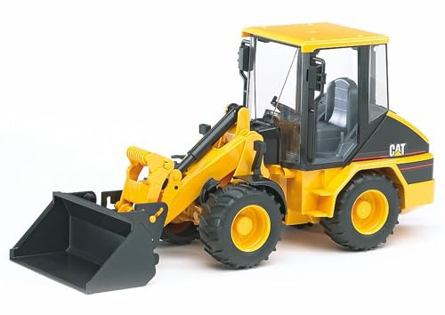 bruder 02441 - Cat Kompaktgelenkradlader - 1:16 Fahrzeuge, Landwirtschaft, Bauernhof, Baustelle, Baufahrzeug, Radlader, Spielzeug