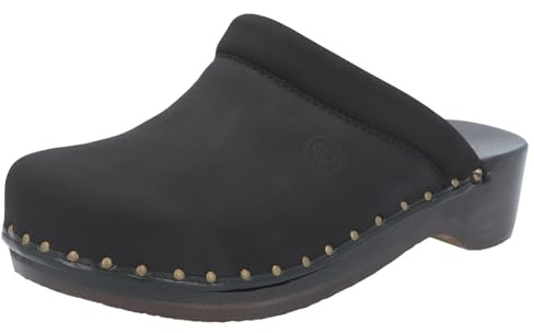 Berkemann Soft-Toeffler unisex vuxna träskor, svart - 40 2/3 EU