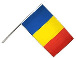 Bandiera fritze® grandi Stock Bandiera schwenk Bandiera ROMANIA 60 x 90 cm