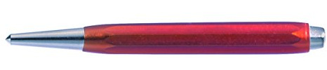 Bahco 3643-100 Centre Punch with Hand Protection, Red/Silver, 100 mm