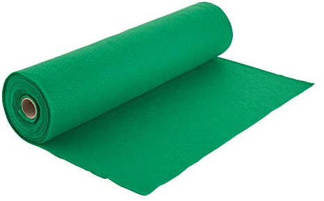 VBS Bastelfilz 45x500cm 100 Terylen Filzstoff 1.5mm Stärke Grasgrün