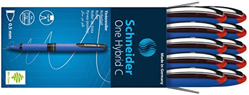 Schneider One Business Tintenkugelschreiber (0,5 mm, Ultra-Smooth-Spitze) 10 Stück rot