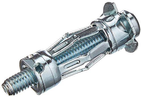 Molly M18004-XJ Chevilles métalliques à expansion avec Vis M6 Ø 13 x 34 mm, Gris, Set de 5 Pièces