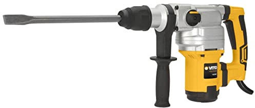 VITO - Marteau piqueur perforateur 1050W SDS PLUS- Force de frappe 9 joules - 3 fonctions - mallette + 7 accessoires