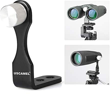 USCAMEL Adaptador de Montaje en trípode de Metal Tipo L para binoculares Porro