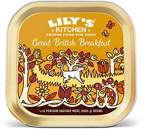 Lily's Kitchen Wet Dog Tray Great British Breakfast 150g (Pack of 10)