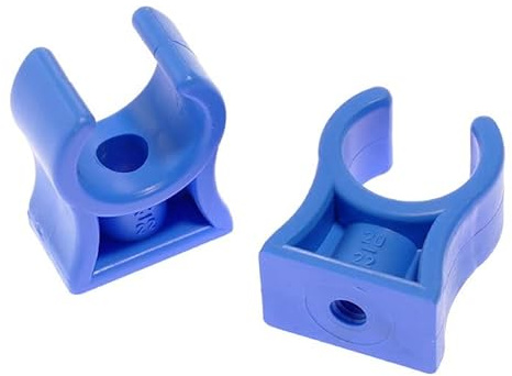 Rohrklemme RKPB 18 (10 Stück), Ø innen 16-18 mm Rohrclips Rohrhalter Kunststoff
