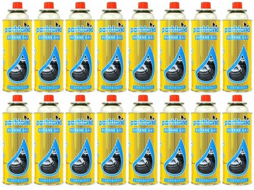YORKSHIRE HOMEWARE BUTANE GAS BOTTLES CANISTERS FOR COOKER CAMPING HEATER BBQ (16)