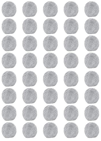 Ruelen 40 StüCk für 188 198 388 DBOT W120 Fenster Reiniger Reinigung Tuch Fenster Putzen Roboter Wischer Lappen Vakuum Staubsauger Reinigung ZubehöR Teile