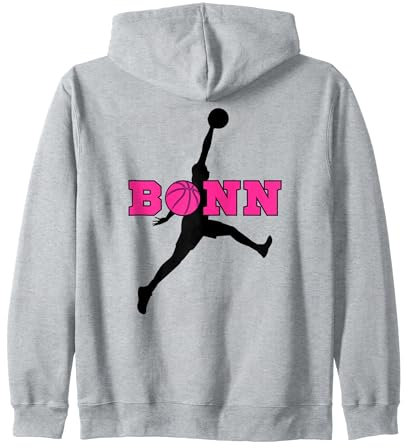 Bonn Basketball Fan Support Rheinland Stadion pink Kapuzenjacke