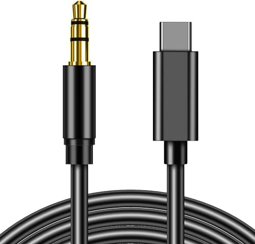 Rydkas USB C à 3.5mm Audio câble Jack Aux, 3.3FT USB Type C à adaptateur mâle Dongle câble cordon casque de voiture Compatible avec i Phone 16/15 Plus/15 Pro Max Galaxy S25 S24 S23 S22 S21