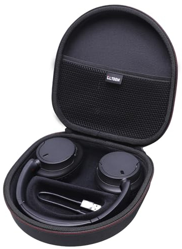 LTGEM Case Compatible with Sony WH-CH720N / WH-CH520 / WHCH710N / WH-CH510 Noise Canceling Wireless Headphones Bluetooth Over The Ear Headset, Black