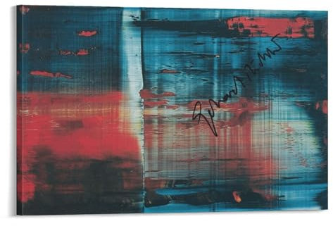 Abstraktes Bild 858-3 von Gerhard Richter, Poster, Kunstdruck, Wandfoto, Malerei, Poster, zum Aufhängen, Bild, Familiendekoration, 40 x 60 cm