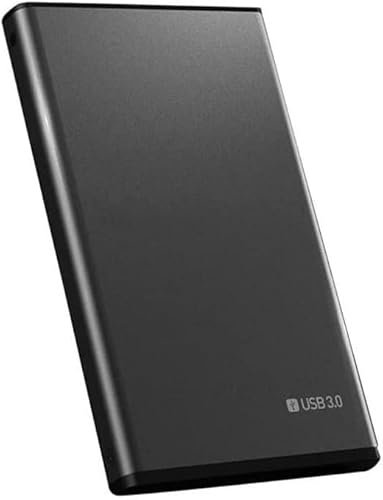 Disco Duro Externo, Disco Duro móvil HDD de 2,5 Pulgadas, USB 3,0, Disco Duro móvil de Larga duración, 500 GB, 1 TB, 2 TB, Disco Duro Externo portátil para Ordenador portátil (Tama