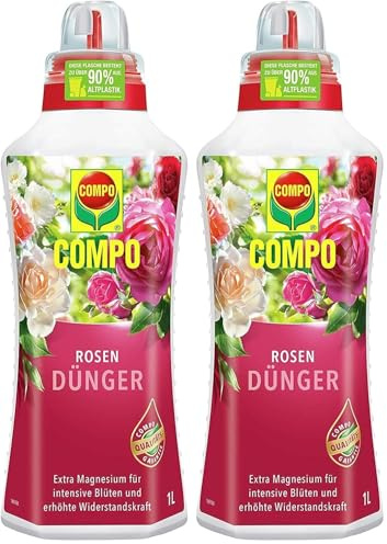 Compo Rosendünger Flüssig 1 l (Packung mit 2)