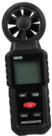 UKCOCO Anémomètre Numérique Portable Pour Mesure Vent Compteur De Vitesse Air Testeur Compact Et Précis