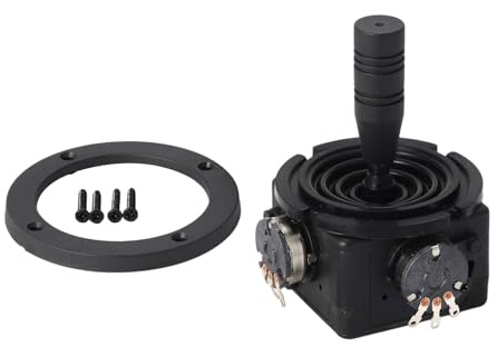 FackLOxc JH-D202X-R4 Elektrischer Joystick mit 2 Achsen, setzt Potentiometer zurück, 10 K Ohm, 2D-Monitor-Tastatur-Controller