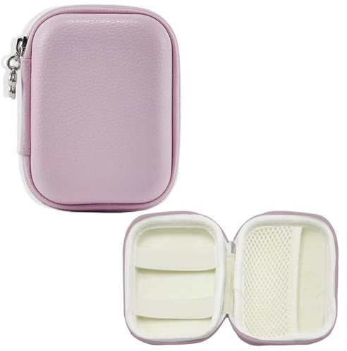 Funda compacta para cámara digital, compatible con CAMKORY, Kodak PIXPRO FZ45, Lecran, VAHOIALD, Canon IXUS 285 HS, Umipyiza, YLSHGXFC, AOREGRE, Duluvulu, funda protectora para viajes y (Purple)