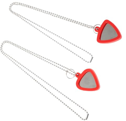 UPKOCH Gitarren-Pick-Halter Aus Silikon Und Edelstahl Mit Halskette Zum Aufhängen Für Gitarrenplektren Und Bassplektren Kompakt Und Schützend Zum Aufbewahren Und Tragen