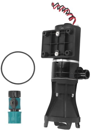 Spacnana RV Waste Pump, 12V Macerator Pump with Dual 4 Spiral Blades, 40 Gallons Wastewater Dumping, Long Distance, for Tourist Vehicles