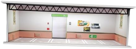 Harilla 1/64 Maßstab Modellauto Vitrine Spielzeugauto Vitrine Ornament Staubdicht Dekorative Organizer Miniatur Szenenmodell, Style F
