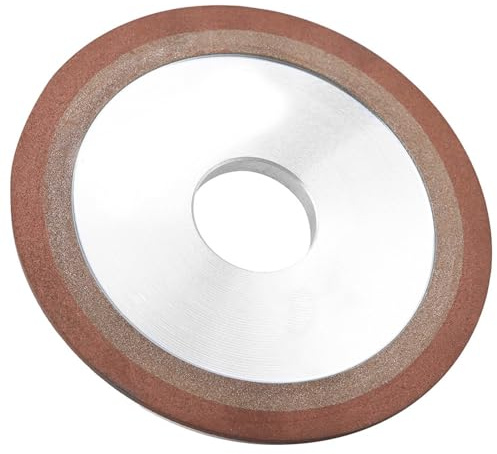 Hamwesh Disco Diamantato con Bordo Liscio per Lama in Lega di Acciaio Al Tungsteno 125 Mm per la Lavorazione di Coltelli in Lega