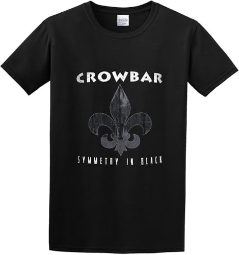 SOWGGW Men's Fashion T Shirts Crowbar American Band Short Sleeves Black(XX-Large)