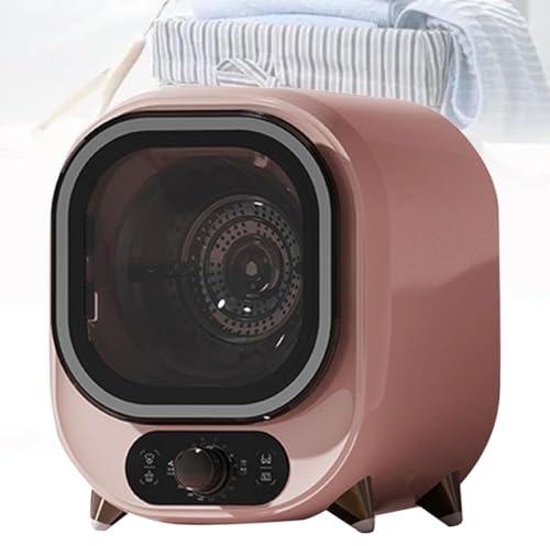 Secadora De Ropa Pequeña, Secadora Centrífuga, Condensador Ventilado De 5 Kg, Minisecadora Portátil Y Compacta, Secadora Centrífuga Compacta, Capacidad De Carga De 0,8 Kg(Pink)
