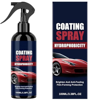 Agente De Recubrimiento En Spray - 100 ml Protector Hidrófugo de Alto Brillo - Spray de Revestimiento de Efecto Rápido - Para Sedán Camión Autocaravana Motocicleta Scooter ATV Taller Detallado Hogar G