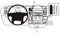 Brodit 853876 ProClip Halterung, schwarz