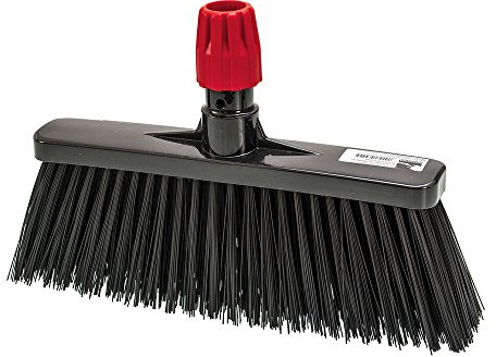 La Briantina Scopa Professionale Rigida da Esterno, Attacco del Manico Diametro da 21 a 24 mm, Larghezza 28.5 cm