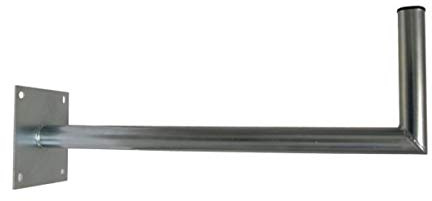 PremiumX 75cm Wandhalter Stahl verzinkt Ø 48mm Winkel Wand-Halterung für Satelliten-Schüssel SAT-Antenne